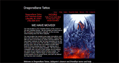 Desktop Screenshot of dragonsbanetattoo.com